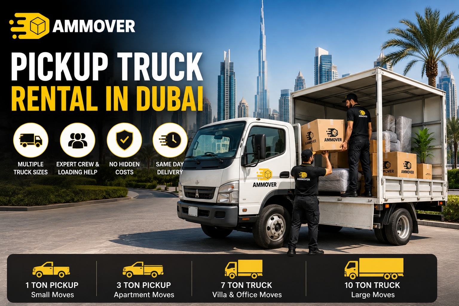 pickup truck rental dubai
