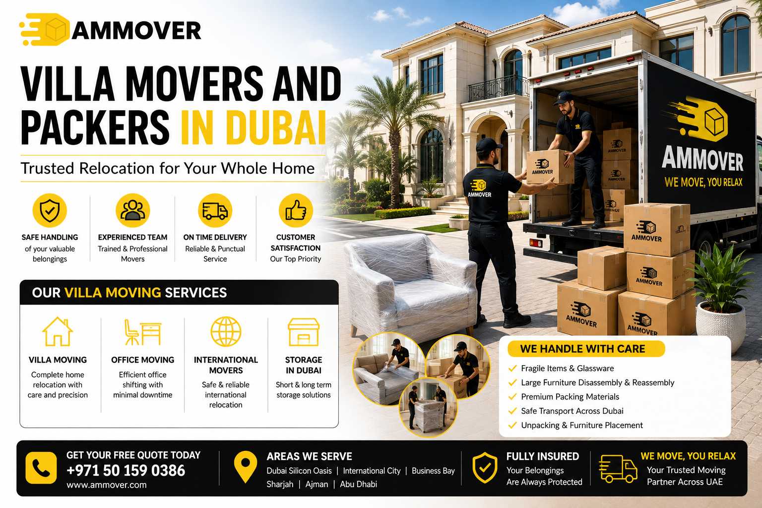 villa movers and packers in dubai