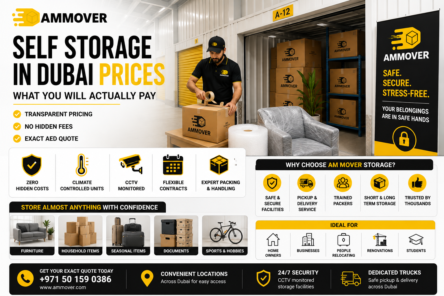 storage in dubai prices